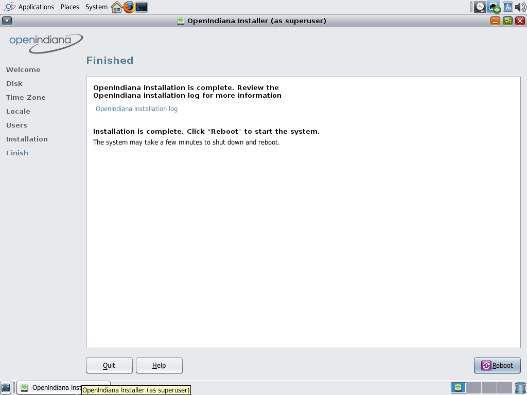 Ding, OS is ready